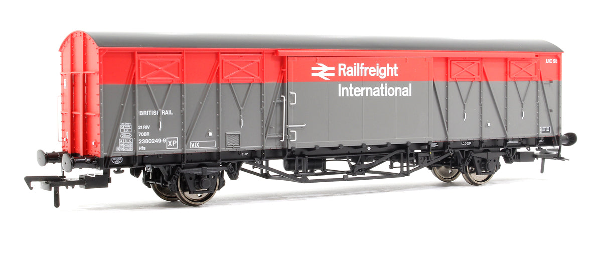 VIX Ferry Van, VIX No. 21 70 2380 249-9, Railfreight International red/grey