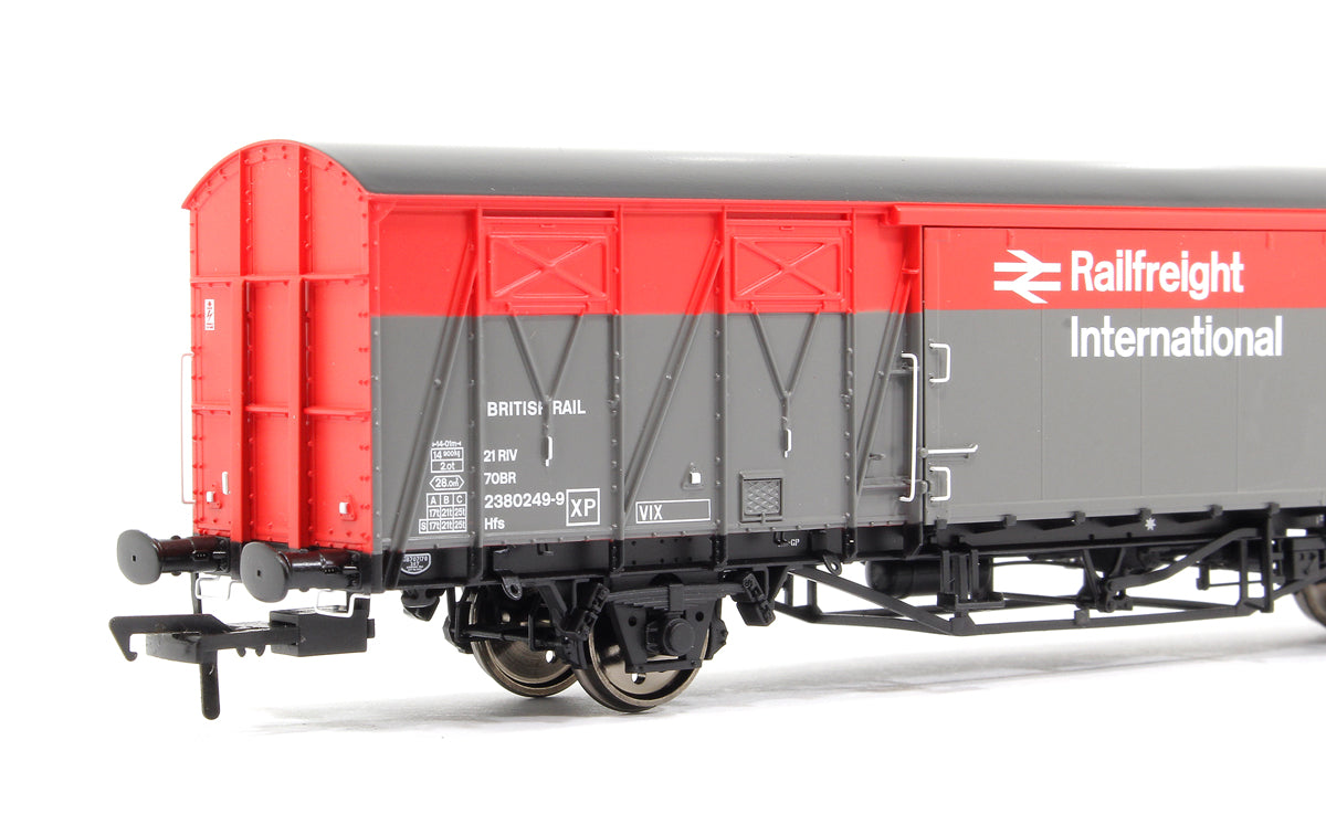 VIX Ferry Van, VIX No. 21 70 2380 249-9, Railfreight International red/grey