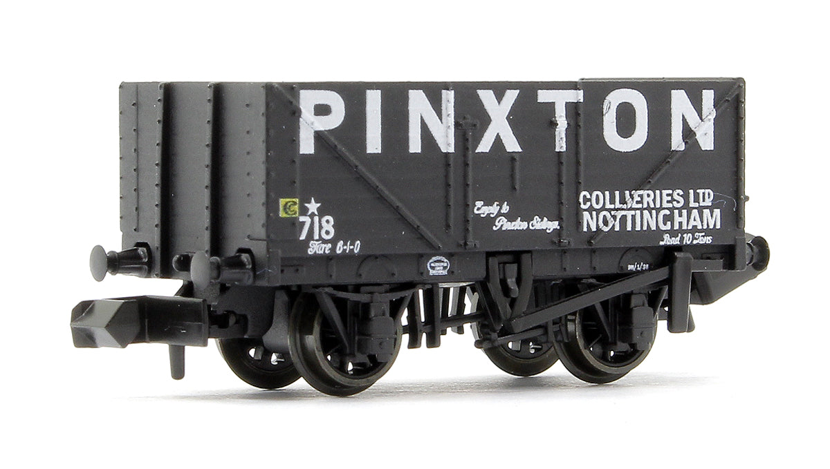 Peco NR7019P 9ft 7 plank open wagon, Pinxton No.718 – Rails