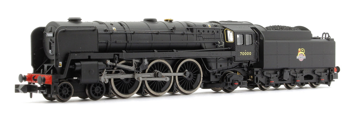 Class 7MT Britannia 4-6-2 70000 BR Unlined Black Early Crest