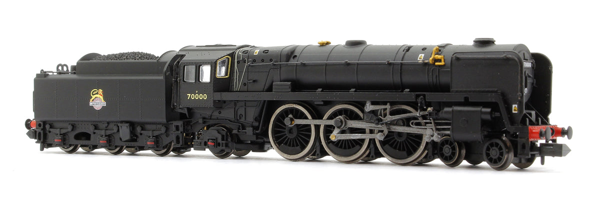 Class 7MT Britannia 4-6-2 70000 BR Unlined Black Early Crest