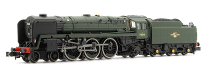 Class 7MT Britannia 4-6-2 Owen Glendower 70010 BR Unlined Green Late Crest