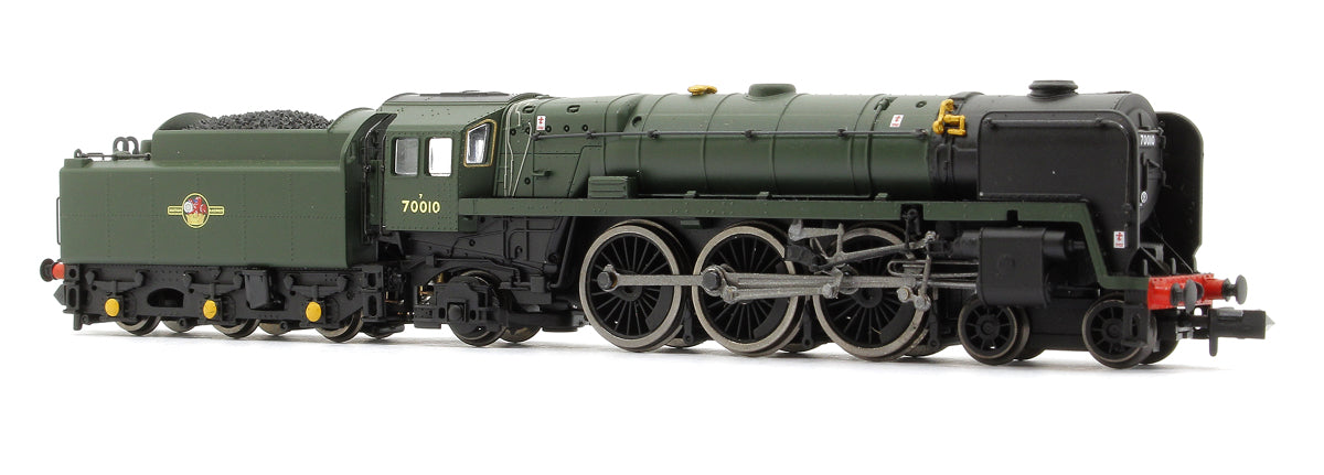 Class 7MT Britannia 4-6-2 Owen Glendower 70010 BR Unlined Green Late Crest