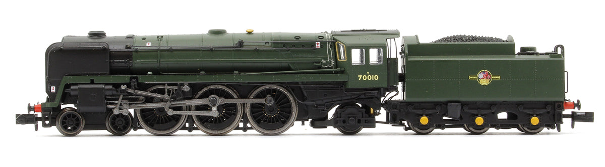 Class 7MT Britannia 4-6-2 Owen Glendower 70010 BR Unlined Green Late Crest