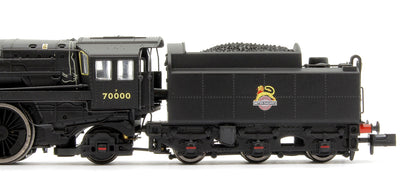 Class 7MT Britannia 4-6-2 70000 BR Unlined Black Early Crest