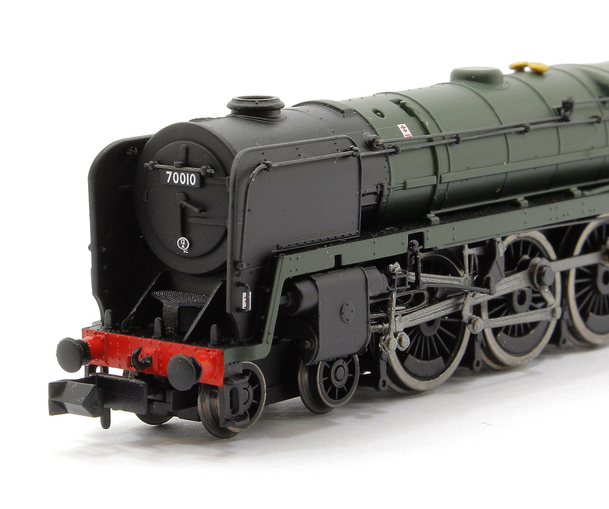 Class 7MT Britannia 4-6-2 Owen Glendower 70010 BR Unlined Green Late Crest