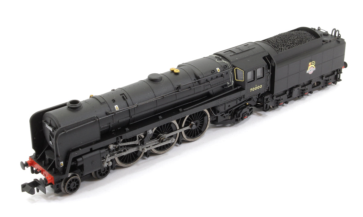 Class 7MT Britannia 4-6-2 70000 BR Unlined Black Early Crest