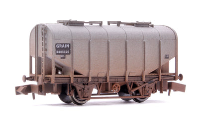 Bulk Grain Hopper BR Grey B885320 - Weathered