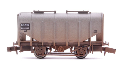 Bulk Grain Hopper BR Grey B885320 - Weathered