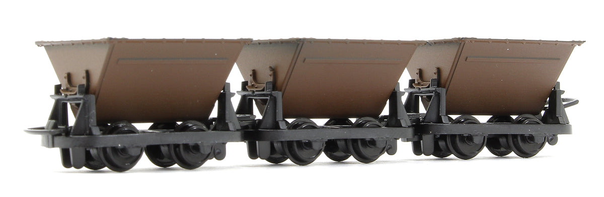 Pack of 3 Hudson "Rugga" V-Skip Wagons - Brown