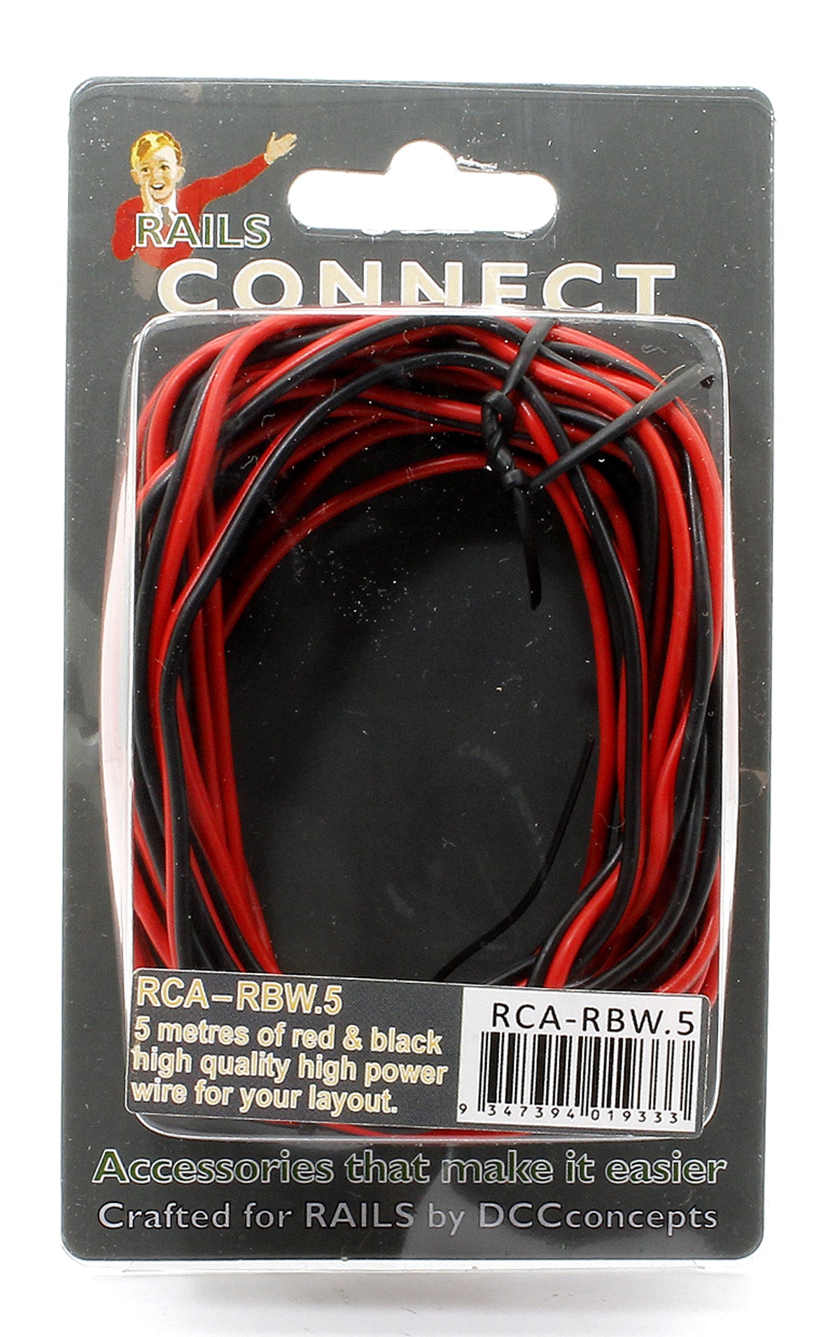 Dark Red Rails Rails Connect Red/Black Layout Wire – 5m – Rails of Sheffield