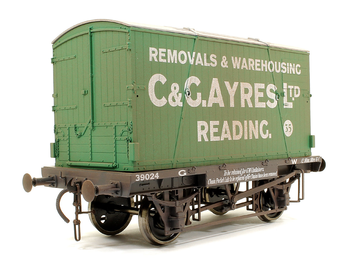 Dapol 7F-037-012W Conflat & Container C & Ayres 35 - – Rails