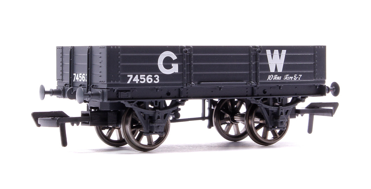 Pre-Owned GWR Diagram O21 4 Plank Open No. 74563, GWR grey (large letters)