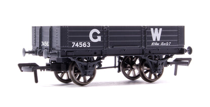 Pre-Owned GWR Diagram O21 4 Plank Open No. 74563, GWR grey (large letters)