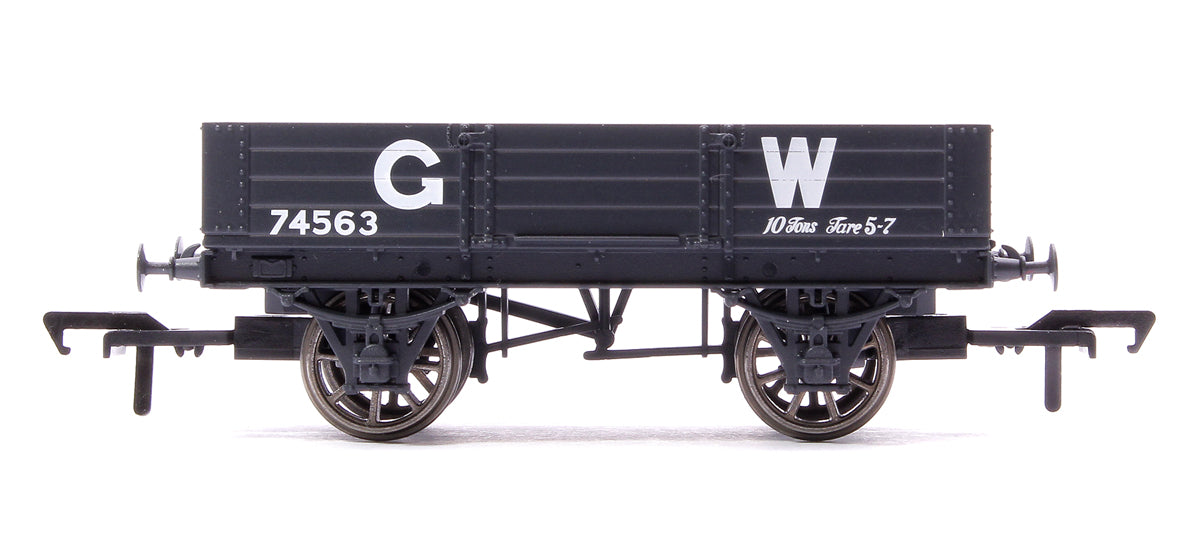 Pre-Owned GWR Diagram O21 4 Plank Open No. 74563, GWR grey (large letters)