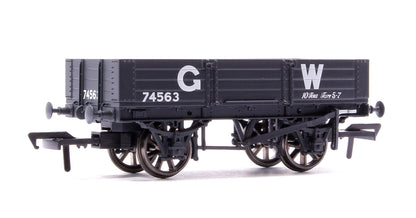 Pre-Owned GWR Diagram O21 4 Plank Open No. 74563, GWR grey (large letters)