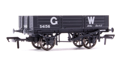 GWR Diagram O21 4 Plank Open No. 54156, GWR grey (large letters)
