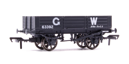 Pre-Owned GWR Diagram O21 4 Plank Open No. 63392, GWR grey (large letters)