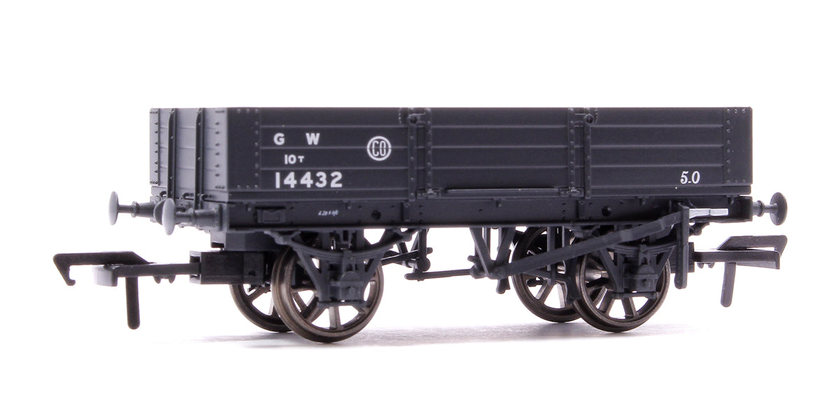 GWR Diagram O21 4 Plank Open No. 14432, GWR grey (small letters)