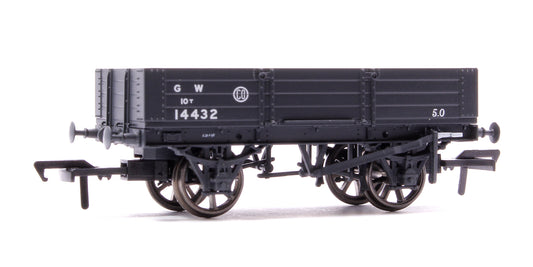 GWR Diagram O21 4 Plank Open No. 14432, GWR grey (small letters)