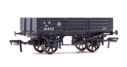 GWR Diagram O21 4 Plank Open No. 14432, GWR grey (small letters)