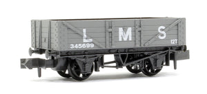 NR40M 5 Plank Mineral Wagon. LMS Light Grey No.345699