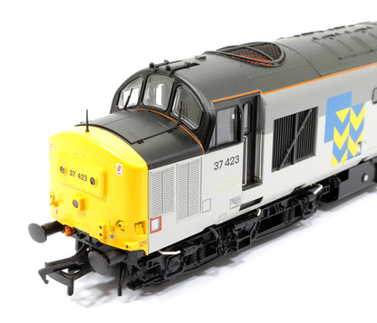 Class 37/4 Refurbished 37423 'Sir Murray Morrison' BR RF Metals Sector Diesel Locomotive (Deluxe DCC Sound)