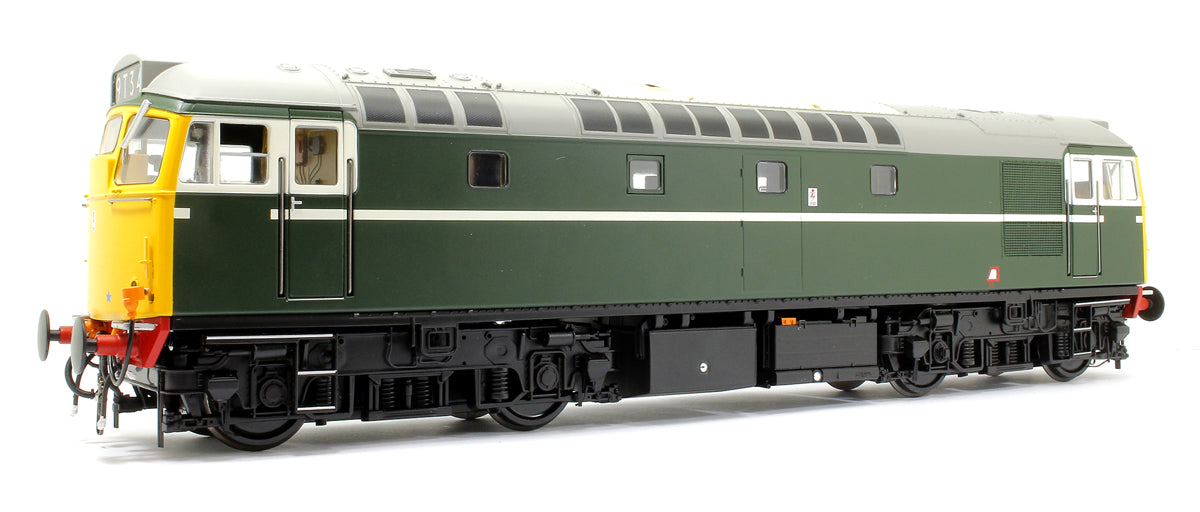 Class 27 BR Green unnumbered (cream lining/full yellow ends) Diesel Locomotive