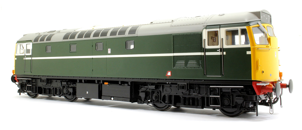 Class 27 BR Green unnumbered (cream lining/full yellow ends) Diesel Locomotive