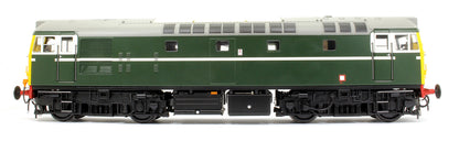 Class 27 BR Green unnumbered (cream lining/full yellow ends) Diesel Locomotive