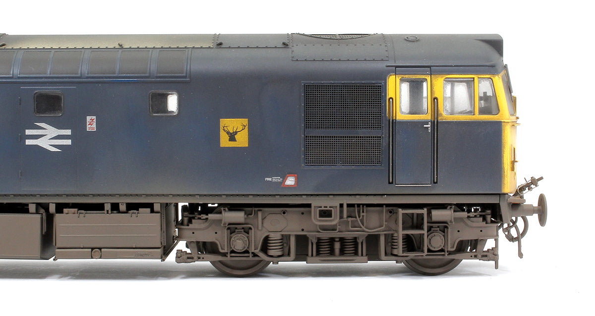 Class 27 BR Blue 27032 with Highland Rail stag emblems Diesel Locomotive - Weathered