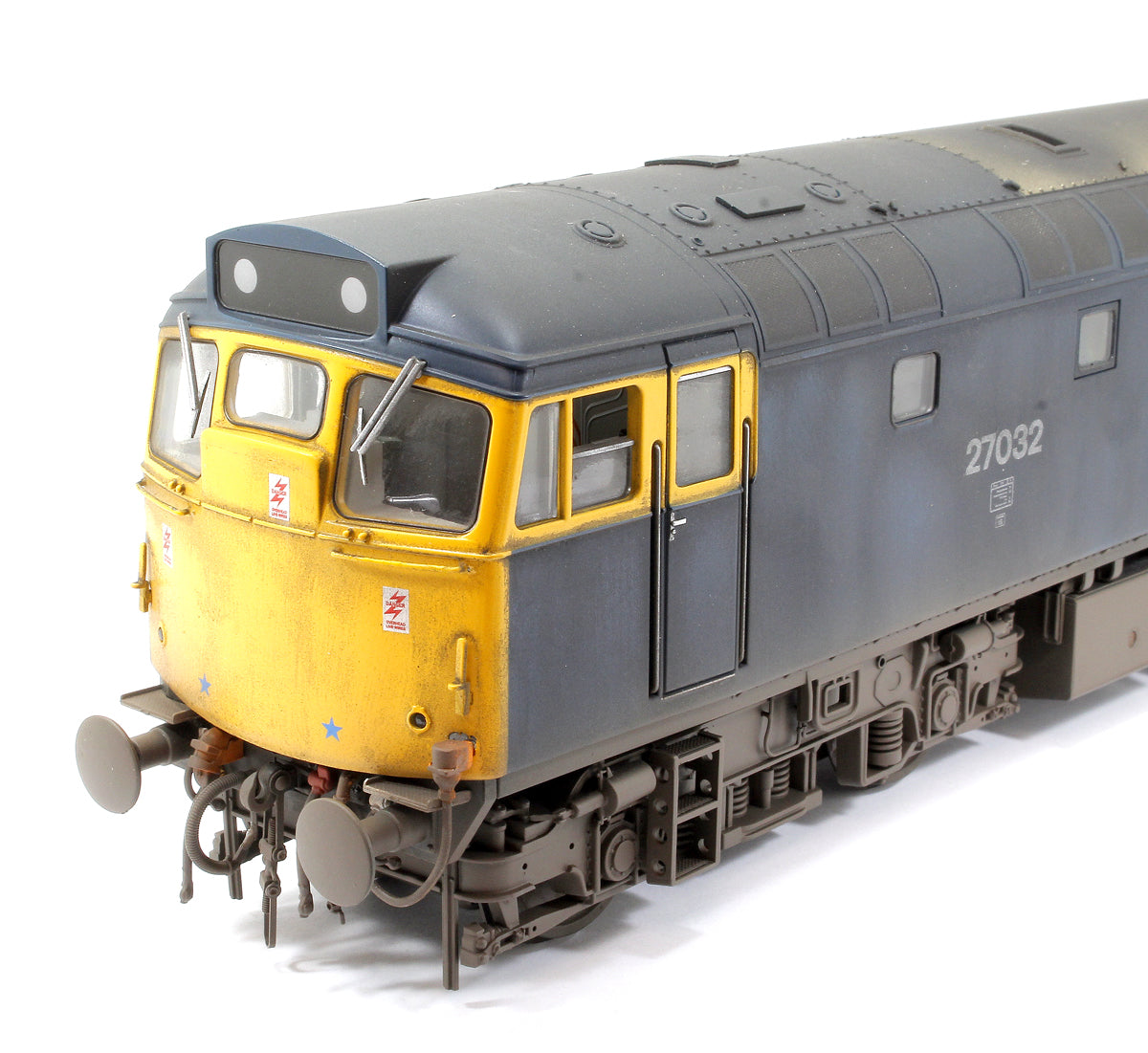 Class 27 BR Blue 27032 with Highland Rail stag emblems Diesel Locomotive - Weathered