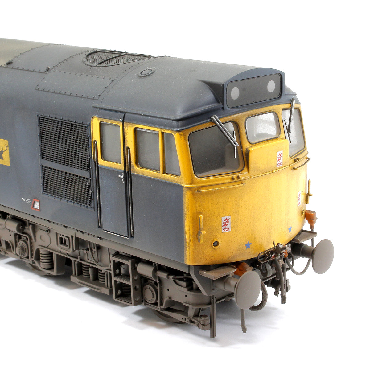 Class 27 BR Blue 27032 with Highland Rail stag emblems Diesel Locomotive - Weathered