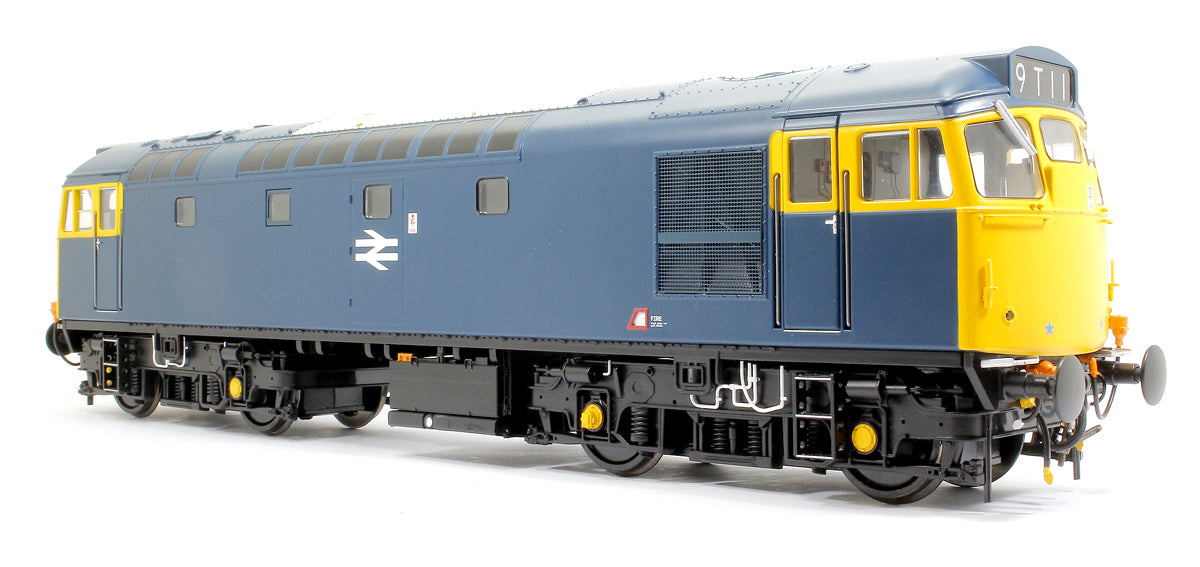 Class 27 BR Blue unnumbered full yellow ends (non-boilered) Diesel Locomotive