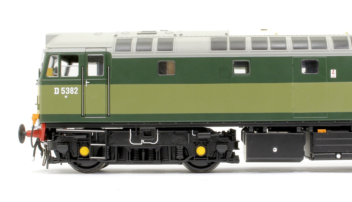 Class 27 BR two-tone green D5382 (small yellow panels) Diesel Locomotive