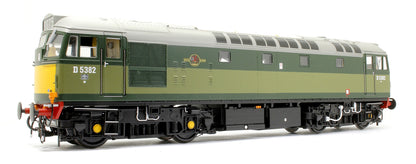 Class 27 BR two-tone green D5382 (small yellow panels) Diesel Locomotive