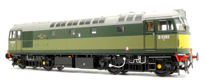 Class 27 BR two-tone green D5382 (small yellow panels) Diesel Locomotive