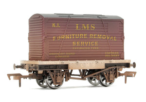 LMS K1 Conflat & Container Wagon - Weathered