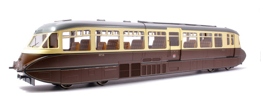 Streamlined Railcar 16 Lined Chocolate & Cream GWR Twin Cities Diesel Locomotive