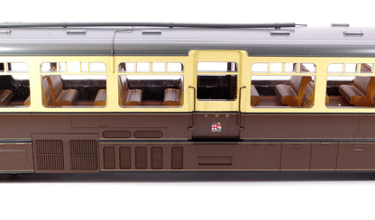 Streamlined Railcar 16 Lined Chocolate & Cream GWR Twin Cities Diesel Locomotive - DCC Sound