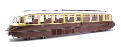 Streamlined Railcar 10 Lined Chocolate & Cream GWR Monogram Diesel Locomotive