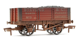 Stevens & Co 5 Plank Wagon 9ft Wheelbase - Weathered