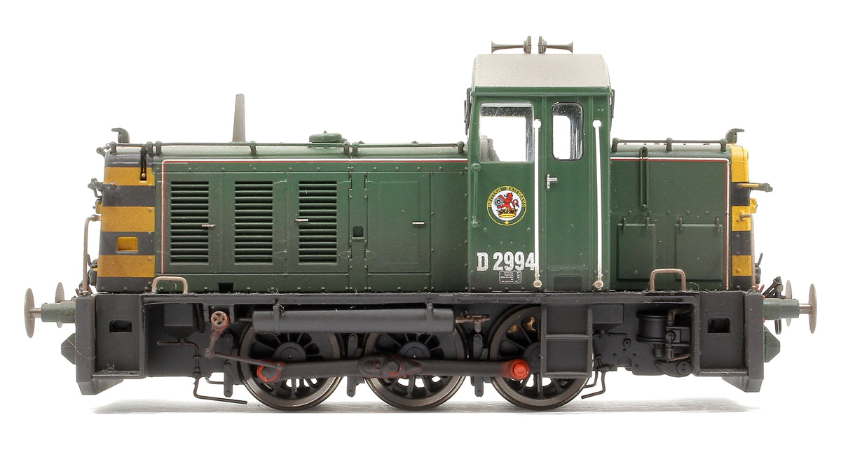 Class 07 (V1) BR Green D2994 Diesel Locomotive - Weathered