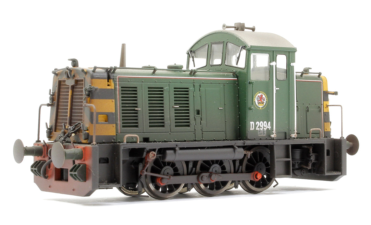 Class 07 (V1) BR Green D2994 Diesel Locomotive - Weathered