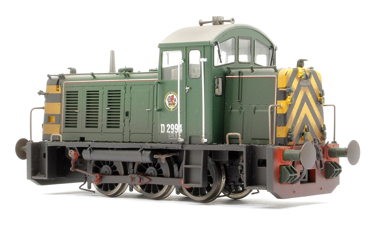 Class 07 (V1) BR Green D2994 Diesel Locomotive - Weathered