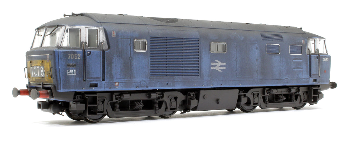 Class 35 BR 'Hymek' Blue SYP 7052 Diesel Locomotive - Weathered