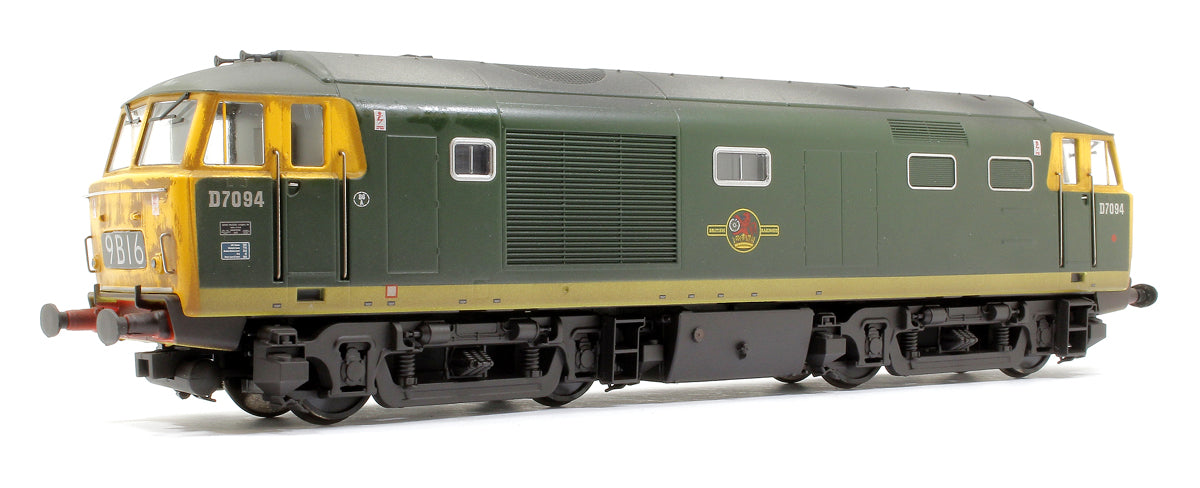 Class 35 BR 'Hymek' BR Green FYE D7094 Diesel Locomotive - Weathered