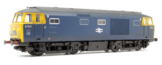 Class 35 BR 'Hymek' Blue FYE D7081 Diesel Locomotive - Weathered