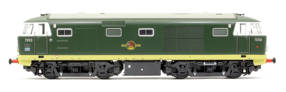 Class 35 BR 'Hymek' BR Green SYP D7050 Diesel Locomotive