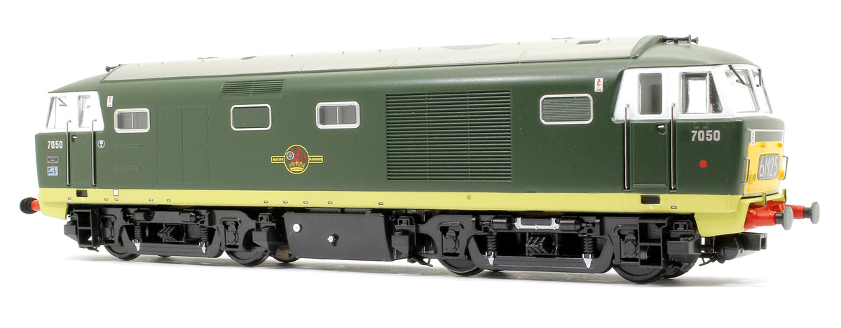 Class 35 BR 'Hymek' BR Green SYP D7050 Diesel Locomotive